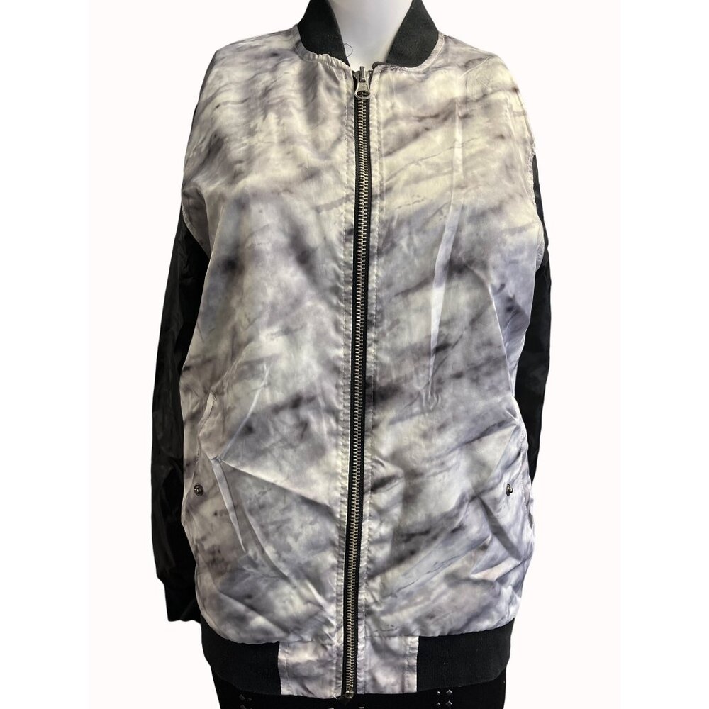 Carbon Women's Grey Windbreaker Jacket Size S SKU 6301